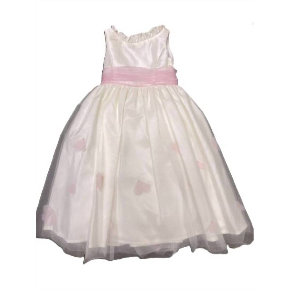 NEW JOAN CALABRESE toddler fancy petal dress in ivory